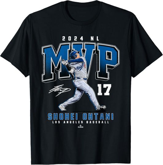 Discover 2024 NL MVP Shohei Ohtani Los Angeles Baseball MLBPA T-Shirt