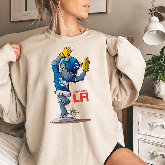 Los Angeles Dodgers Monster Celebration Sweatshirt: Retro Baseball Fan Gift