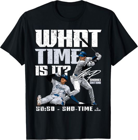 Discover Sho-Time Fastest to 50-50! Shohei Ohtani Los Angeles MLBPA T-Shirt
