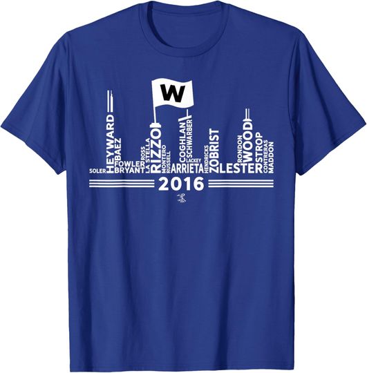 Discover 2019 Anthony Rizzo Skyline T-Shirt - Apparel T-Shirt