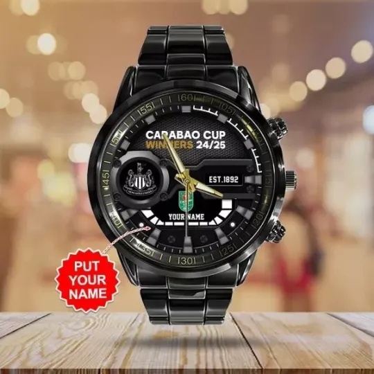 Discover Personalized Newcastle United Stainless Steel Watch