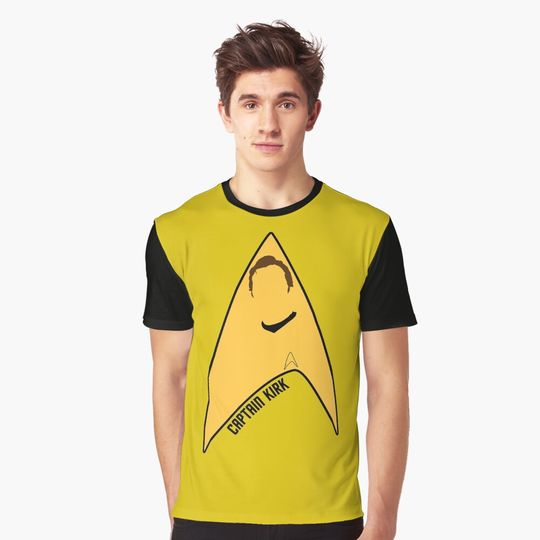 Discover Captain Kirk Graphic T-Shirt