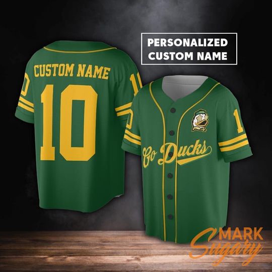 Custom Name And Number Oregon Football Jersey, Baseball Jersey, Football Jersey Shirt, Game Day Merch Gift For Fan