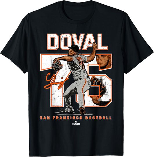 Discover Number and Portrait Camilo Doval San Francisco T-Shirt