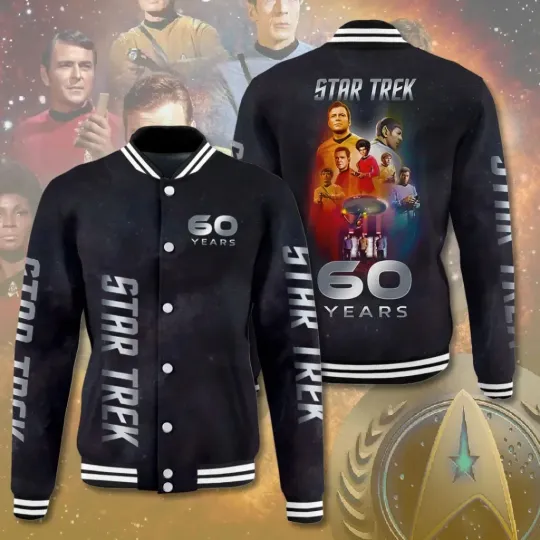 Discover Star Treks 60Th Anniversary 996-2026 Limited Edition Baseball Jacket