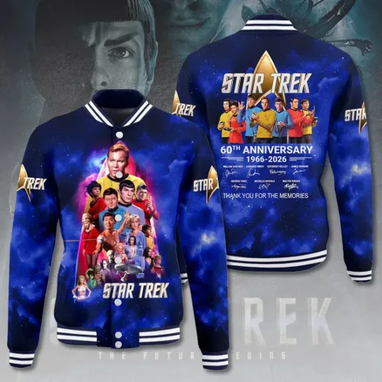 Discover Star Treks 60Th Anniversary 996-2026 Limited Edition Baseball Jacket