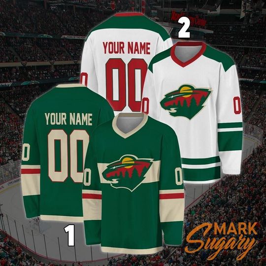 Discover Personalized Minnesota Wild Hockey Jersey, Jersey For Men With Your Team Name, Fan Hockey Jersey