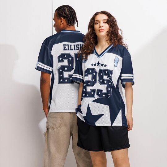 Artist Inspired Fan Merch Concert Outfit Mesh Oversized Jersey