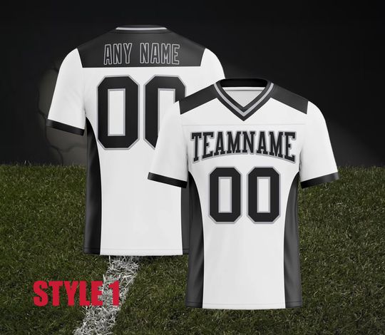 Discover Personalized Team Name & Number Football Jersey Shirt For Adult Kid,Custom Mesh Football Jersey Shirt,Game Day Commitment ,Game Day Outfit