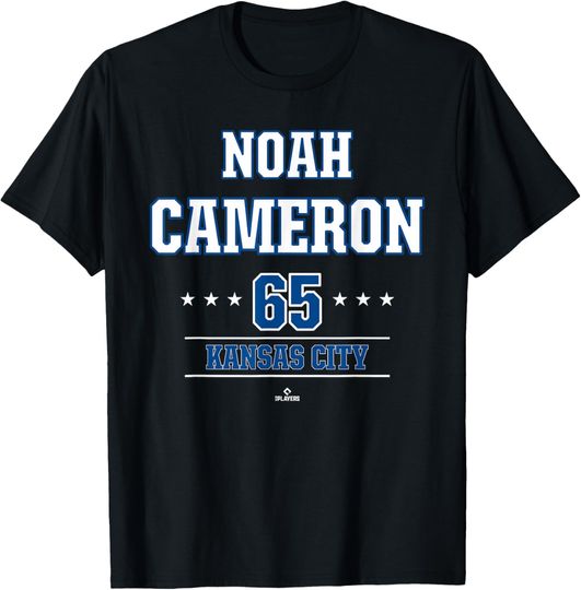 Discover Baseball Star Noah Cameron Kansas City MLBPA T-Shirt