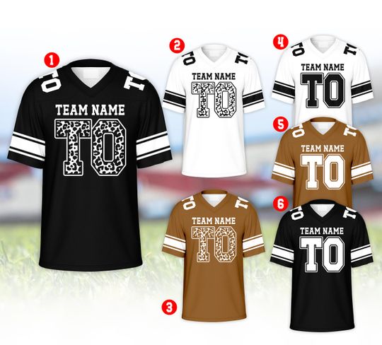 Custom Leopard Print Football Jersey, Custom Name and Number Shirt for Fans, Summer Tour 2025 Jersey For All Ages, Concerts & Tour Outfits