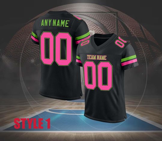 Personalized Team Name & Number Football Jersey Shirt For Adult Kid,Custom Mesh Football Jersey Shirt,Game Day Commitment ,Game Day Outfit