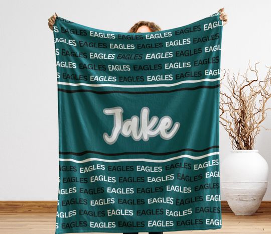 Custom Philly Gift Blanket, Sports Fan Gift , Sports Baby Blanket,  Man Cave Decor, Tailgate Essential, Father's Day Gift, Stadium Blanket