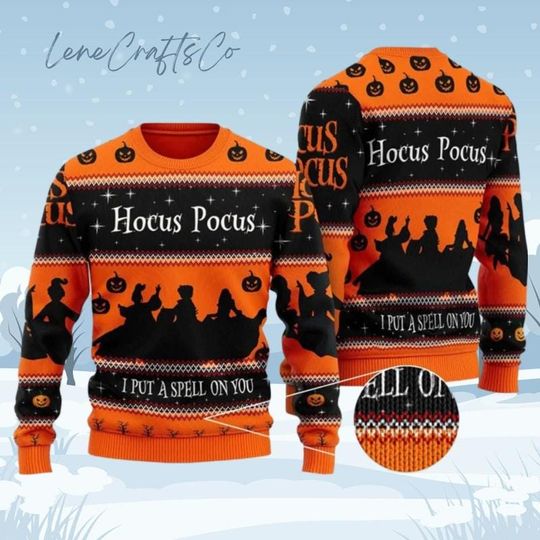 Discover Hocus Pocus Ugly Sweater, Sanderson Sisters Christmas Sweater, Disney Witch Holiday Sweater, Witch Sisters Ugly Xmas Sweater, Funny Sweater