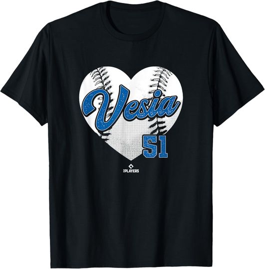 Discover Baseball Heart Alex Vesia Los Angeles MLBPA T-Shirt