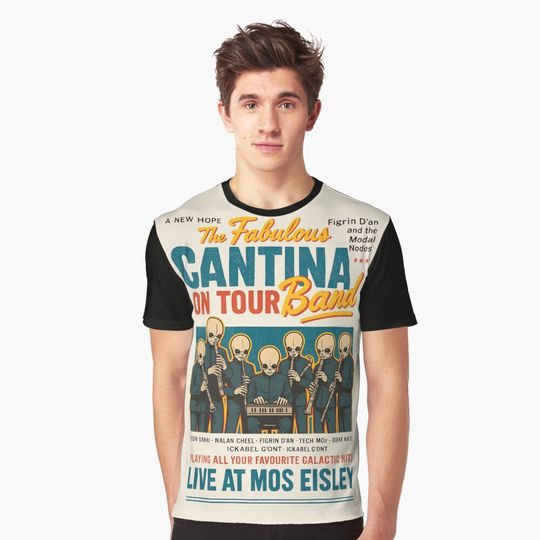 Discover Cantina Band Graphic T-Shirt