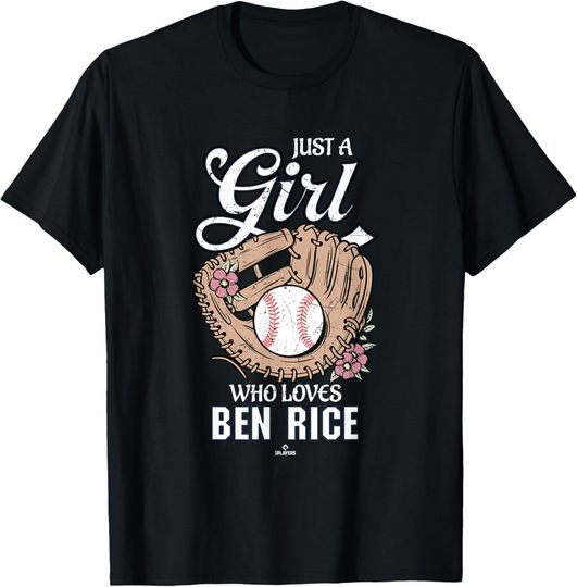 Discover Just a Girl Who Loves Ben Rice New York Baseball MLBPA T-Shirt