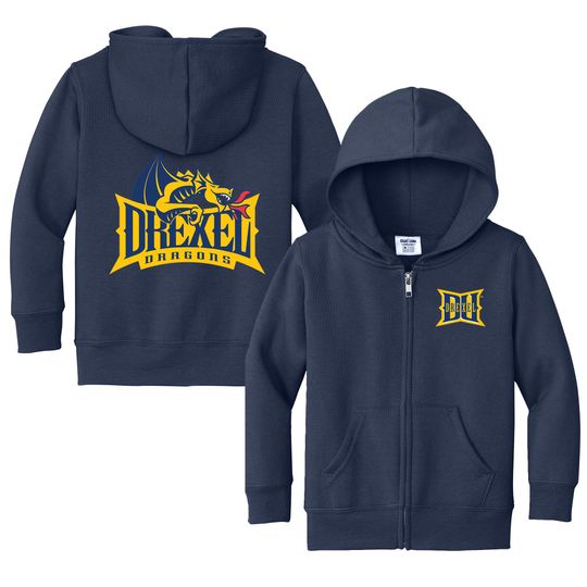 Drexel Dragons Full Zip Hoodie