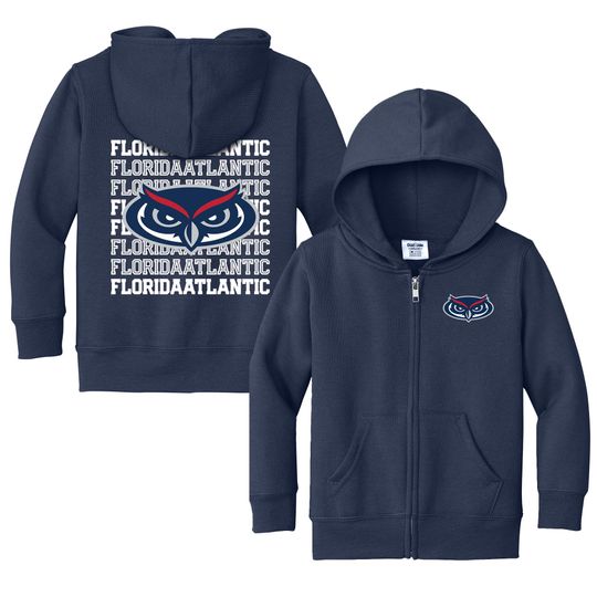 Discover FAU Owls Baby Full Zip Hoodie - FAU Sweatshirt - Infant Sizes 6M-4T - Future Owls Fan Gear