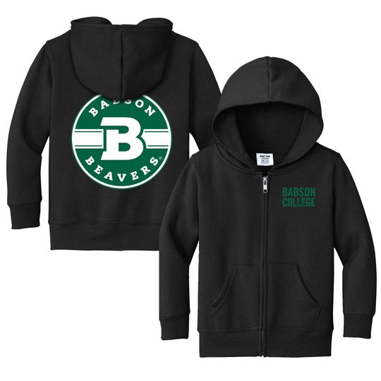 Discover Babson Beavers Baby Full Zip Hoodie - Babson Sweatshirt - Infant Sizes 6M-4T - Future Beavers Fan Gear
