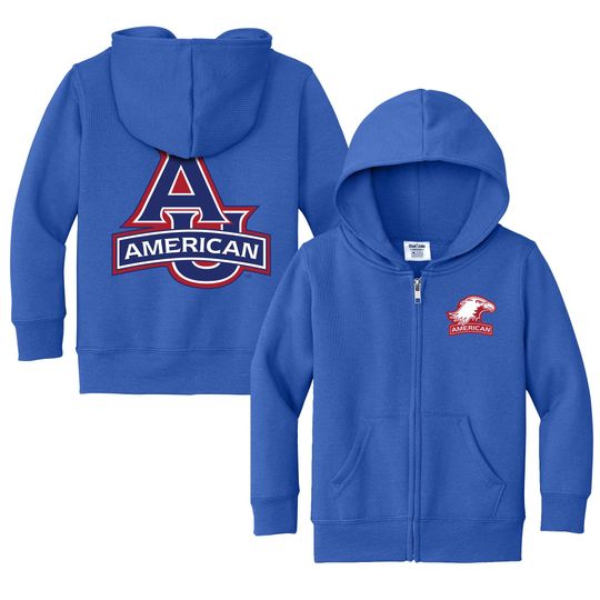 American University Eagles Full Zip Hoodie