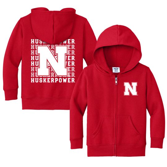 Nebraska Cornhuskers  Full Zip Hoodie