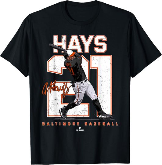 Discover Number and Portrait Austin Hays Baltimore T-Shirt
