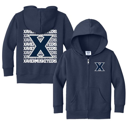 Discover Xavier Musketeers Full Zip Hoodie