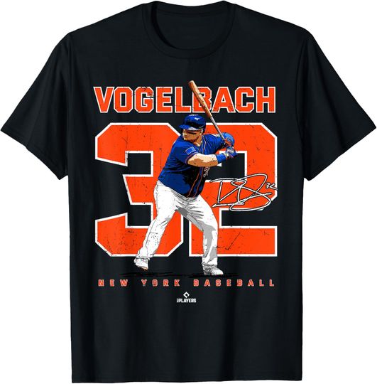 Discover Number and Portrait Daniel Vogelbach New York MLBPA T-Shirt
