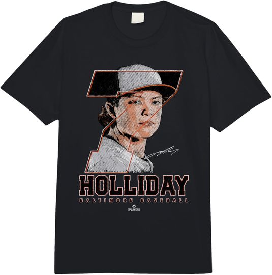 Discover Silhouette Jackson Holliday Baltimore MLBPA Comfort Colors Adult Heavyweight T-Shirt