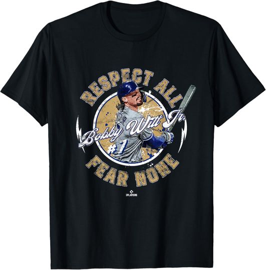 Discover Respect All Fear None Bobby WITT Jr Kansas City Baseball T-Shirt