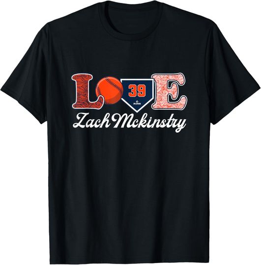 Discover Love Zach McKinstry Detroit Baseball MLBPA T-Shirt