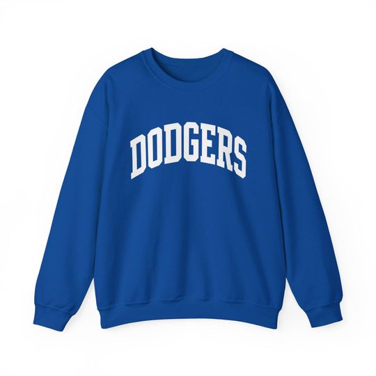 Dodgers Unisex Heavy Blend Crewneck Sweatshirt - Cozy Sports Apparel, Perfect for Game Day, Casual Wear, Fan Gift, Winter Wardrobe