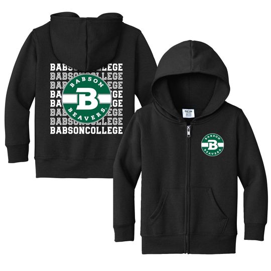 Discover Babson Beavers Baby Full Zip Hoodie - Babson Sweatshirt - Infant Sizes 6M-4T - Future Beavers Fan Gear