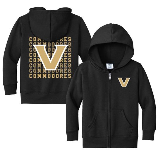 Discover Vanderbilt Commodores Baby Full Zip Hoodie - Vandy Sweatshirt - Infant Sizes 6M-4T - Future Commodores Fan Gear