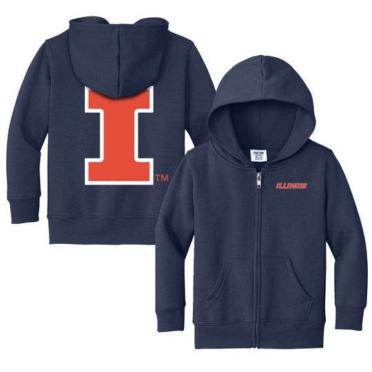 Discover Illinois Fighting Illini Full Zip Hoodie