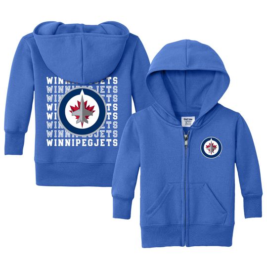 Discover Winnipeg Jets "Retro" Full Zip Sweatshirt - NHL Hockey Kids Apparel