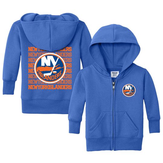 Discover New York Islanders "Retro" Full Zip Sweatshirt - NHL Hockey Kids Apparel