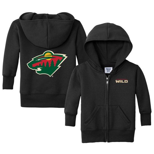 Discover Minnesota Wild Full Zip Sweatshirt - NHL Hockey Kids Apparel