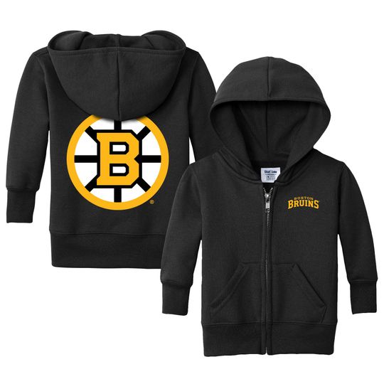 Discover Boston Bruins Full Zip Sweatshirt - NHL Hockey Kids Apparel