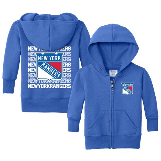 Discover New York Rangers "Retro" Full Zip Sweatshirt - NHL Hockey Kids Apparel