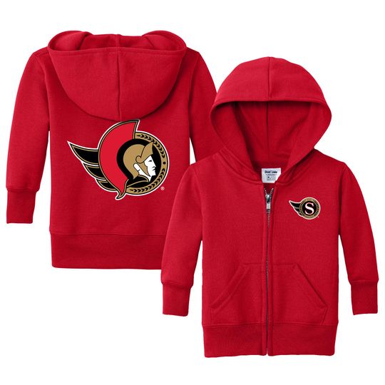 Discover Ottawa Senators Full Zip Sweatshirt - NHL Hockey Kids Apparel