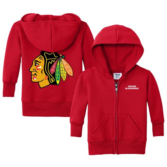 Discover Chicago Blackhawks Full Zip Sweatshirt - NHL Hockey Kids Apparel