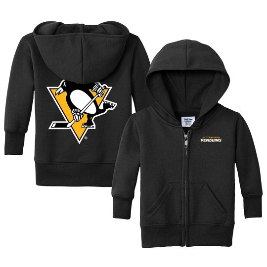 Discover Pittsburgh Penguins Full Zip Sweatshirt - NHL Hockey Kids Apparel