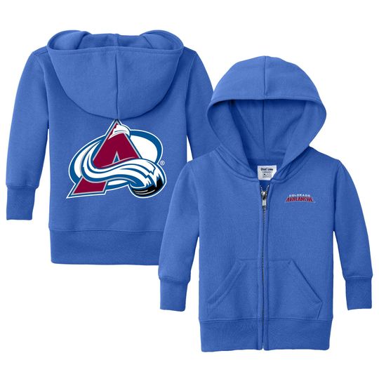 Discover Colorado Avalanche Full Zip Sweatshirt - NHL Hockey Kids Apparel