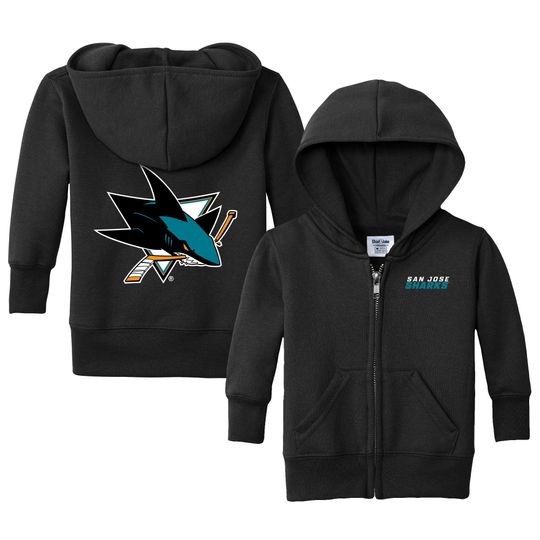 Discover San Jose Sharks Full Zip Sweatshirt - NHL Hockey Kids Apparel