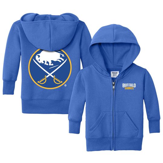 Discover Buffalo Sabres Full Zip Sweatshirt - NHL Hockey Kids Apparel