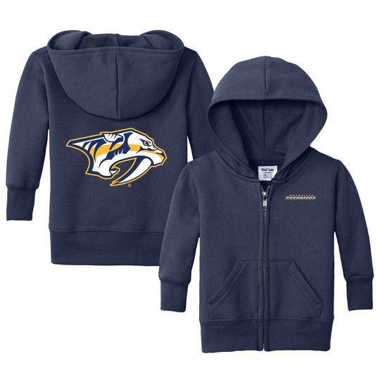 Discover Nashville Predators Full Zip Sweatshirt - NHL Hockey Kids Apparel