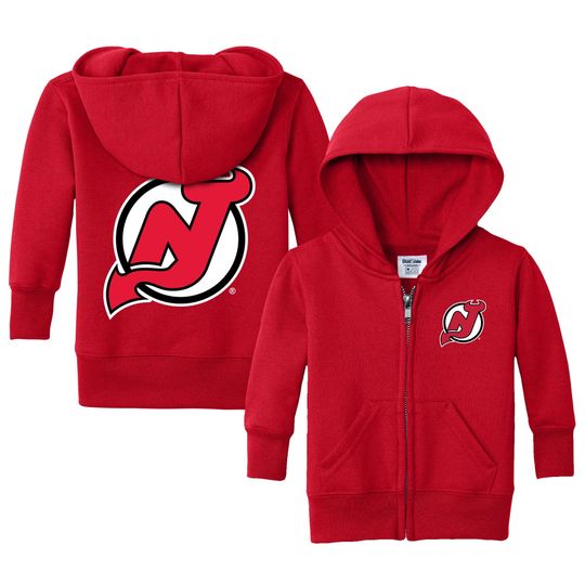 Discover New Jersey Devils Full Zip Sweatshirt - NHL Hockey Kids Apparel
