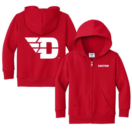 Discover Dayton Flyers Full Zip Hoodie - UD Sweatshirt
